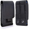 EDC Leather Waist Pack - Universal Anti-Theft Phone Case Belt Bag with RFID Security & Quick-Access Compartments | Premium Tactical Slim Hip Pouch for iPhone, Keys & Travel Essentials