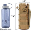 MOLLE-Compatible Crossbody Sports Bottle Bag with Insulated Water Cup Cover – Lightweight and Durable Hydration Solution for Outdoor Activities, Hiking, and Travel