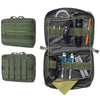 Tactical MOLLE EMT Waist Pouch - Multi-Function First Aid Organizer & EDC Utility Bag | Heavy-Duty Nylon Outdoor Medical Kit with Quick-Release Straps & Secure Storage