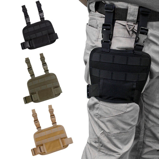 Tactical MOLLE Leg Panel - Modular Hanging Board for Outdoor Use, EDC Gear, & Tactical Equipment Organization