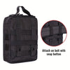 Outdoor Compact Emergency Storage Bag Molle EDC Tool Bag for Outdoor Activities