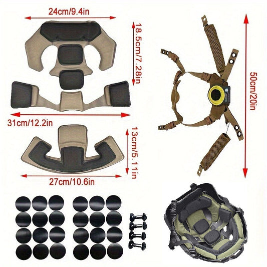 Memory Foam Pads Protectors Helmets Liner Pad Kit Replacement Motorcycle Pads
