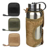 Heavy-Duty 1000D Nylon Foldable Water Bottle Bag - Waterproof and Tear-Resistant Cover for Camping, Hiking, and Fishing