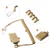 Anti-Lost Elastic Spiral Coil Lanyard – Secure Holder for Flashlights, EDC Tools & Outdoor Gear