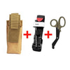 Tactical MOLLE First Aid Pouch - Heavy-Duty Nylon Belt Bag with Quick-Release Tourniquet Holder & Integrated Trauma Shears | EMT, Survival & Outdoor Emergency Kit for Military & EDC Gear