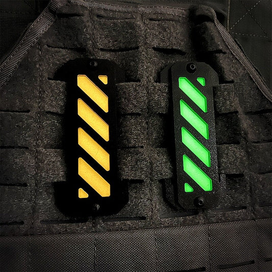Luminous Marking Plastic Molle Outdoor Backpack Night Running Vest Marking Strip