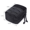 Tactical MOLLE EDC Waist Pack - Heavy-Duty Nylon Utility Belt Bag for Outdoor Camping, Hiking & Survival Gear - Adjustable Water-Resistant Fanny Pack with Pouch Organizer
