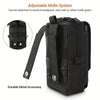 Tactical MOLLE Running Waist Pack Phone Pouch - Military Hydration Belt Outdoor Sports EDC Survival Ventilated Reflective