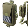 1000D Nylon MOLLE Multi-purpose Mobile Phone Waist Pack EDC Tool Storage Bag