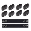 4pcs Sports Belt Safety Fastener with 2 Snap Seatbelt Hook for Securing Seatbelt