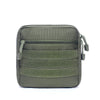 Outdoor EDC Molle Tool Zipper Waist Bag Outdoor Emergency Tool Storage Belt Bag