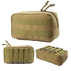 Tactical Molle Pouch Waterproof EDC Waist Pack Outdoor Survival Emergency First Aid Camping Gear Compact Fanny Pack MOLLE