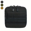 Outdoor EDC Molle Tool Zipper Waist Bag Outdoor Emergency Tool Storage Belt Bag