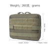 1000D Nylon Emergency Tool Waist Pack Storage Bag Molle EDC Travel First Aid Bag