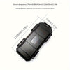 Outdoor EDC Waterproof Sealed Storage Box With Sponge Plastic Tool Parts Box