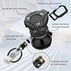 Automatic Telescopic Wire Rope Anti-theft Buckle Elastic Sports Keychain