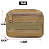 Double-layer EDC Emergency Tool Storage Bag Outdoor Nylon Molle Belt Waist Pack