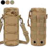 MOLLE-Compatible Crossbody Sports Bottle Bag with Insulated Water Cup Cover – Lightweight and Durable Hydration Solution for Outdoor Activities, Hiking, and Travel