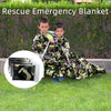 Emergency Survival Blanket - 82x52in Outdoor Thermal Foil Blanket for First Aid, Rescue, & Survival Situations