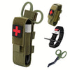 Outdoor First Aid Tool Kit with Molle Holder for Hiking First Aid Applications
