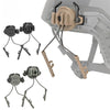 360° Rotation Noise-reducing Helmet Headphone Bracket Accessory For 19~21mm Rail