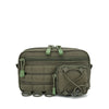 Multi-compartment EDC Tool Storage Bag Molle Webbing Attachment Phone Waist Bag
