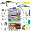 Fishing Lure Set 18/24 Pack Minnow Stacker Fish Hooks Boxed Fishing Lure Set