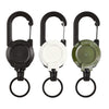 Automatic Retractable Wire Rope Anti-theft Keychain Backpack Fishing Accessories