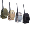 Tactical MOLLE Radio Holder Bag - Secure Walkie-Talkie Storage with Hanging Design for Outdoor & Field Use