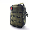 Tactical EDC First Aid Pouch - MOLLE-Compatible Nylon Waist Pack with Quick-Access Compartments for Outdoor, Hunting & Survival Gear | Water-Resistant Medical Organizer & Trauma Kit Holder