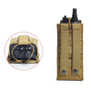 Tactical MOLLE Waist Bag for Outdoor Training - Durable EDC Tool Pouch with External Storage for Radios, Gear, & Accessories