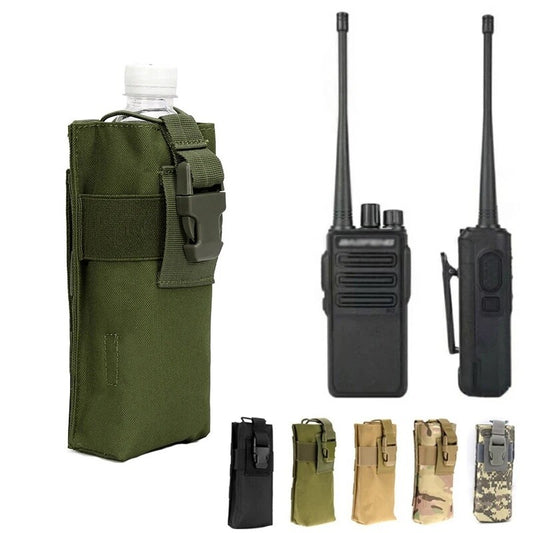 Tactical MOLLE Waist Bag for Outdoor Training - Durable EDC Tool Pouch with External Storage for Radios, Gear, & Accessories