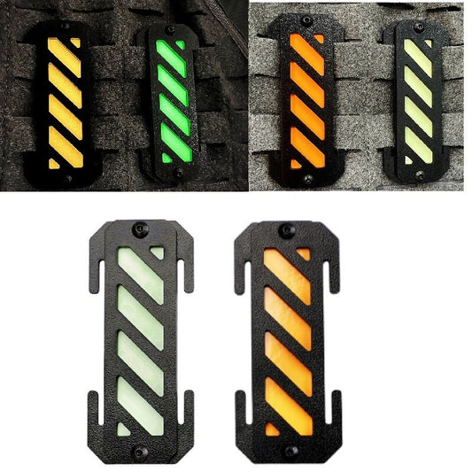 Molle identification Strips Outdoor Equipment Backpack Plate Luminous Strips