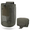 Molle Garbage Bag Roll-up Drawstring Foldable Mesh Sports EDC Tools Waist Bag