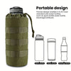 Military-Grade 1000D Nylon MOLLE/PALS Tactical Hydration System | Bungee-Lock Water Bottle Carrier with Helicopter-Quality Quick Release | Bike/Belt/Vehicle/Backpack Cross-Platform EDC Mounting Solution