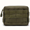 Wear-resistant Outdoor Multifunctional EDC Camping Molle Tool Zipper Waist Bag