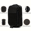 Tactical MOLLE Running Waist Pack Phone Pouch - Military Hydration Belt Outdoor Sports EDC Survival Ventilated Reflective