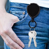 Outdoor Keychain Multi-Tool Carabiner Badge Clip Retractable Keychain EDC Tools