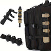 MOLLE Compatible Tactical Fixed Blade Knife Sheath Carrier Bracket with Adjustable Straps | Heavy-Duty Strap Box System for Tactical Bags & Plate Carriers | Universal Weapon Mount Accessories Kit