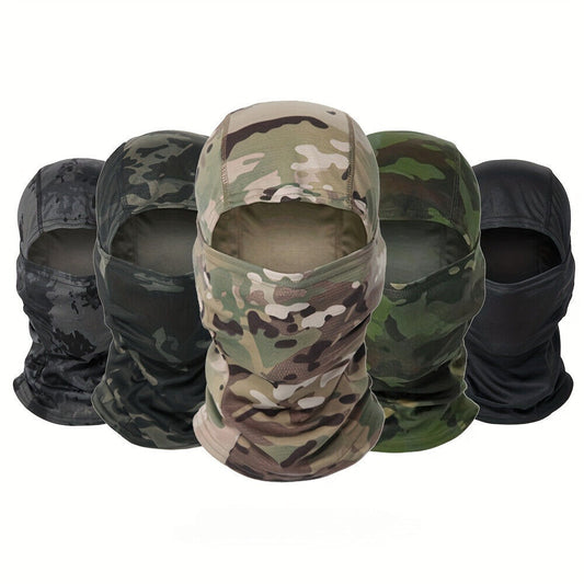Outdoor Breathable Sunscreen Ice Silk Turban Hat Sports Cycling Full Face Mask