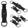 Durable Molle Clip Nylon Strap Key Holder with Carabiner & Hook – Ideal for Hiking, Running & Outdoor Adventures