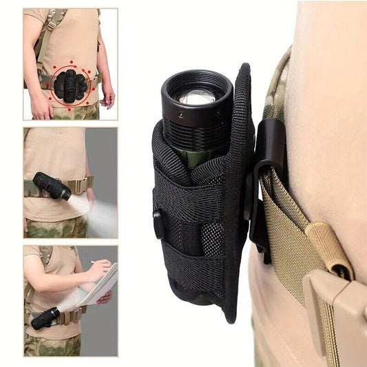 Nylon Outdoor Sports Flashlight Holder Universal Camping Flashlight Waist Case