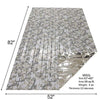 Emergency Survival Blanket - 82x52in Outdoor Thermal Foil Blanket for First Aid, Rescue, & Survival Situations