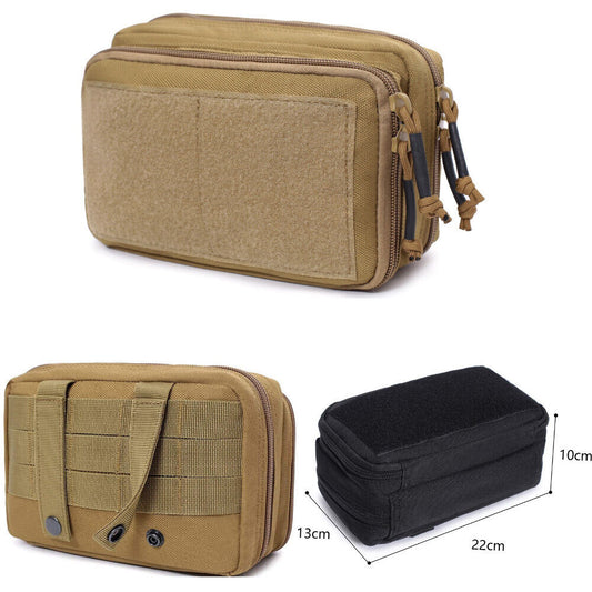 Nylon Tactical Molle Pack Phone Waist Bag for Outdoor EDC Tool Storage Bags