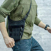 Covert EDC Carry System | Underarm Hidden MOLLE-Compatible Waist Pack & Crossbody Bag | RFID-Safe Anti-Theft Organizer for CCW/Phone/Keys | Low-Profile Tactical Sling Bag with Quick-Access Compartment