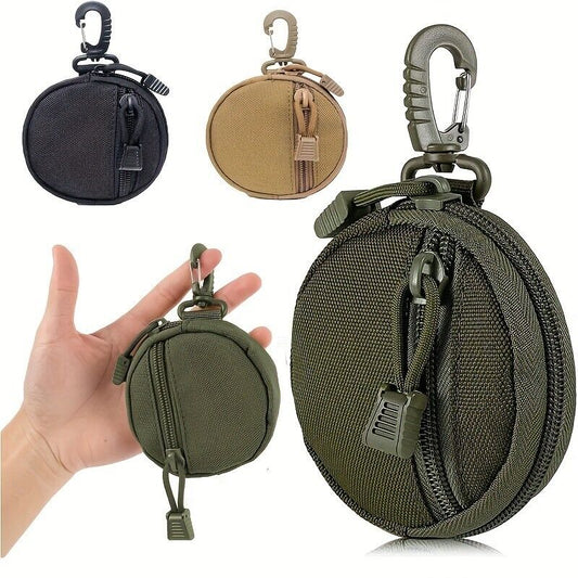 Outdoor Coin Purse Earphone Protection Bag EDC Accessories Round Hanging Bag