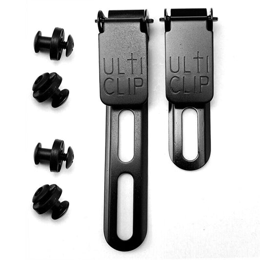 Tactical K - Style Heavy - Duty Polymer Multi - Purpose Universal Clip System: A Must - Have for Outdoor, Tactical and EDC. Perfectly Fits Knives, Tools and Holsters, with MOLLE - Compatible Locking Adapter and Adjustable Tension