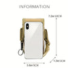 Tactical MOLLE Phone Pouch with Adjustable Strap - Heavy-Duty Nylon Waist Holster Bag for iPhone 15 Pro/Samsung Galaxy - 6.7