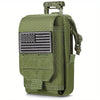 Sports Storage Sundries Waist Bag Molle Mobile Phone Bag With D-shaped Buckle