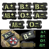 Glow in the Dark MOLLE Marking System - 360° Visible Tactical Stickers for Night Camping & Military Gear | Reflective Border + 12H Luminous Adhesive Strips (Waterproof/Removable)